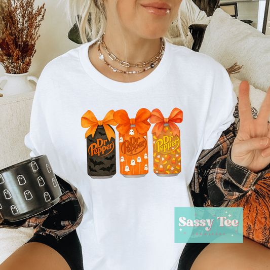 DR PEPPER HALLOWEEN BOWS **Preorder/Restock Ships in 5-10 biz days**