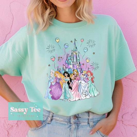 PRINCESS MAGIX PASTEL CASTLE WATERCOLOR **Preorder/Restock Ships in 5-10 biz days**