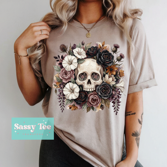 SKULL FLORAL GOTHIC **Preorder/Restock Ships in 5-10 biz days**