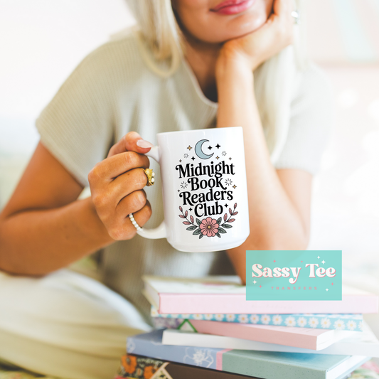 MIDNIGHT BOOK READERS CLUB UV DTF CUP DECAL **Preorder/Restock Ships in 5-10 biz days**