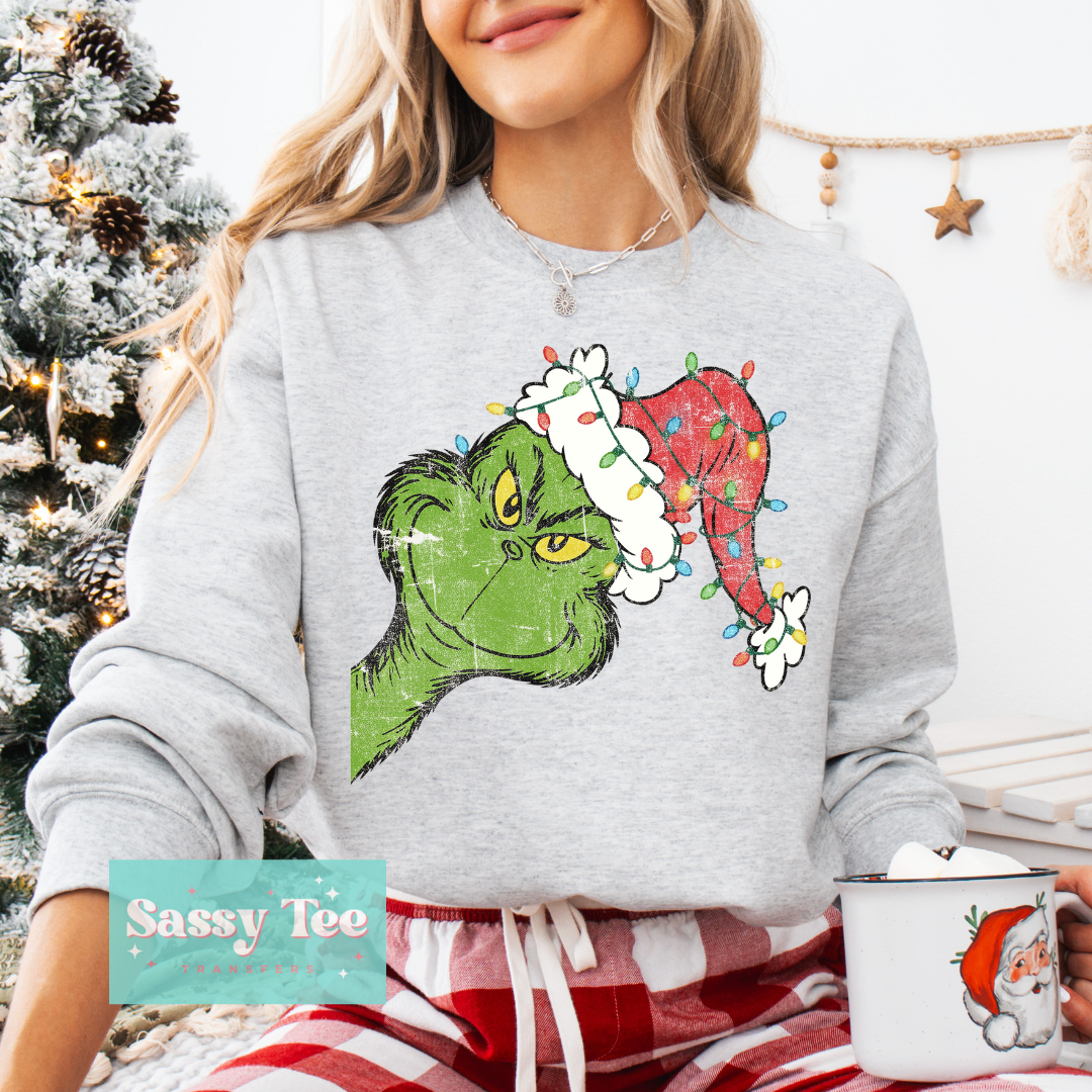 GREEN MAN CHRISTMAS LIGHTS VINTAGE **Preorder/Restock Ships in 5-10 biz days**