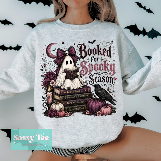 BOOK FOR SPOOKY SEASON GHOST BOOTS GOTHIC **Preorder/Restock Ships in 5-10 biz days**