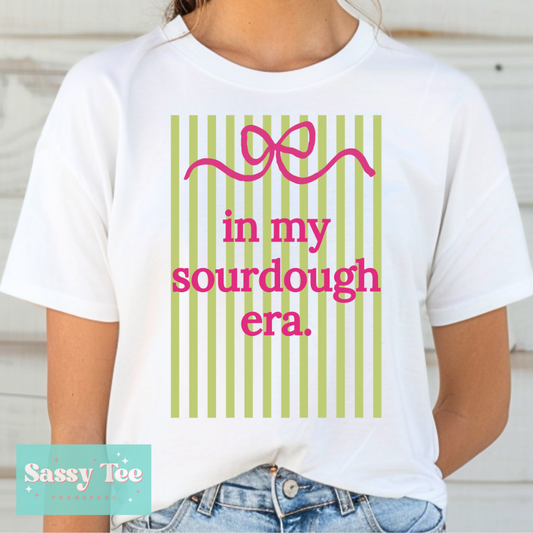IN MY SOURDOUGH ERA PREPPY BOW **Preorder/Restock Ships in 5-10 biz days**