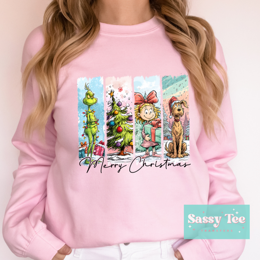 GREEN MAN MERRY CHRISTMAS ART **Preorder/Restock Ships in 5-10 biz days**