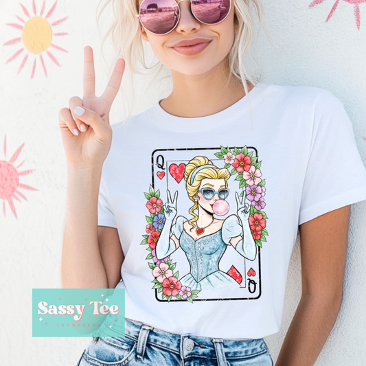 PRINCESS BLUE GLASS SLIPPER QUEEN HEARTS BUBBLEGUM **Preorder/Restock Ships in 5-10 biz days**