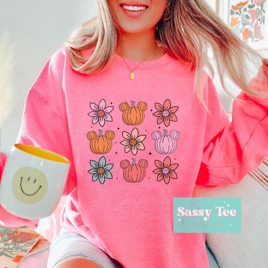 FLORAL MOUSE PUMPKINS **Preorder Ships in 5-10 biz days**