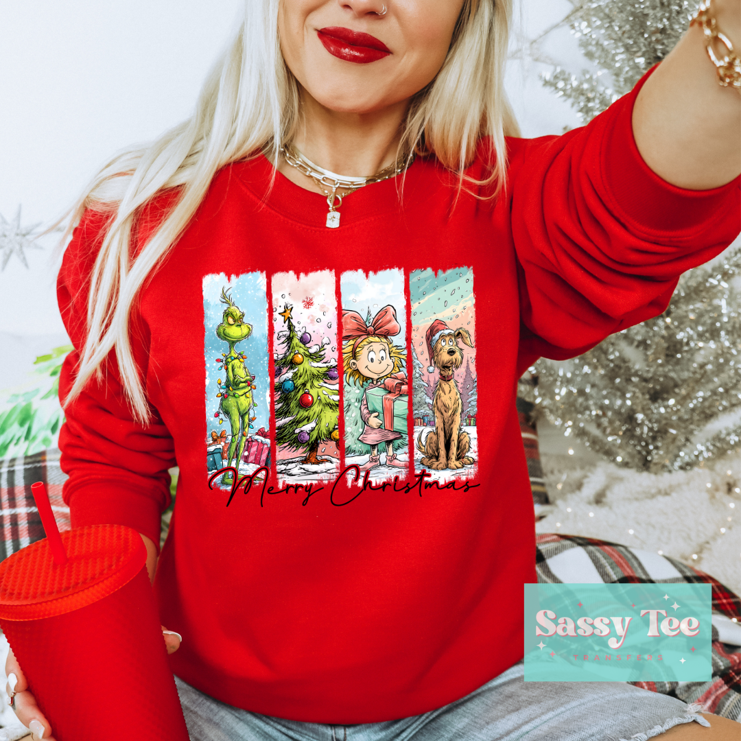 GREEN MAN MERRY CHRISTMAS ART **Preorder/Restock Ships in 5-10 biz days**