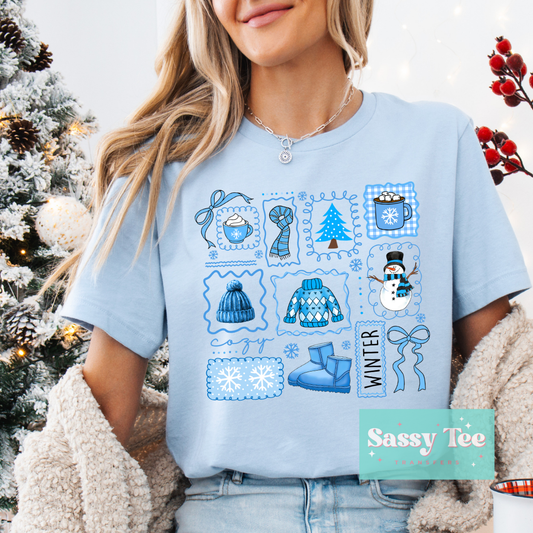 FRAMES BLUE WINTER BOW **Preorder/Restock Ships in Est. 5-10 biz days**