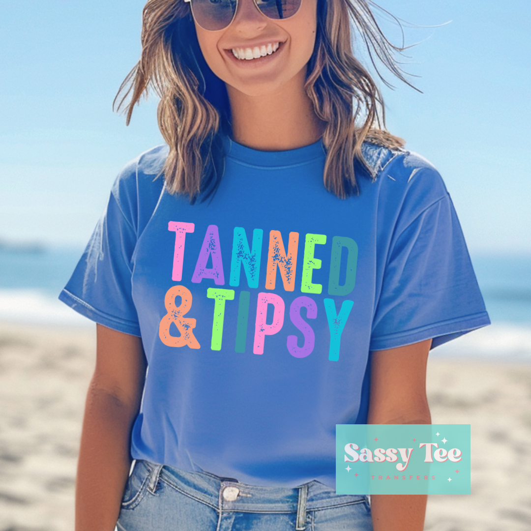 TANNED TIPSY BRIGHT COLORS **Preorder/Restock Ships in 5-10 biz days**