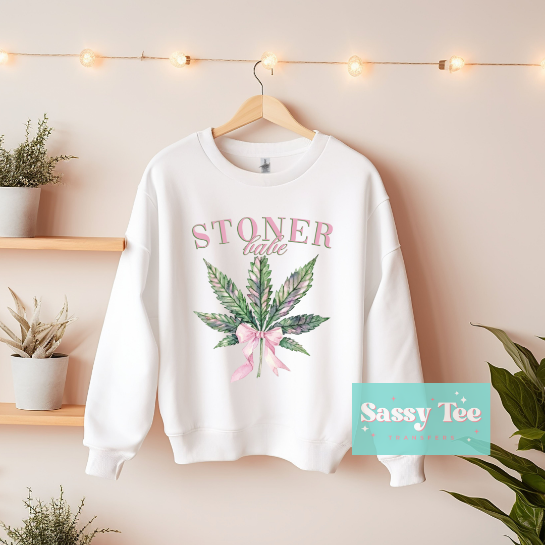 STONER BABE PINK BOW  *Ships in 5-10 biz days