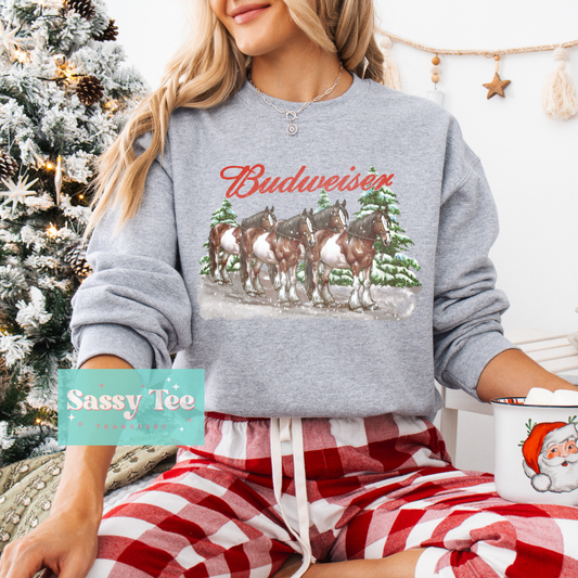 CHRISTMAS BUD CLYDESDALES **Preorder/Restock Ships in 5-10 biz days**