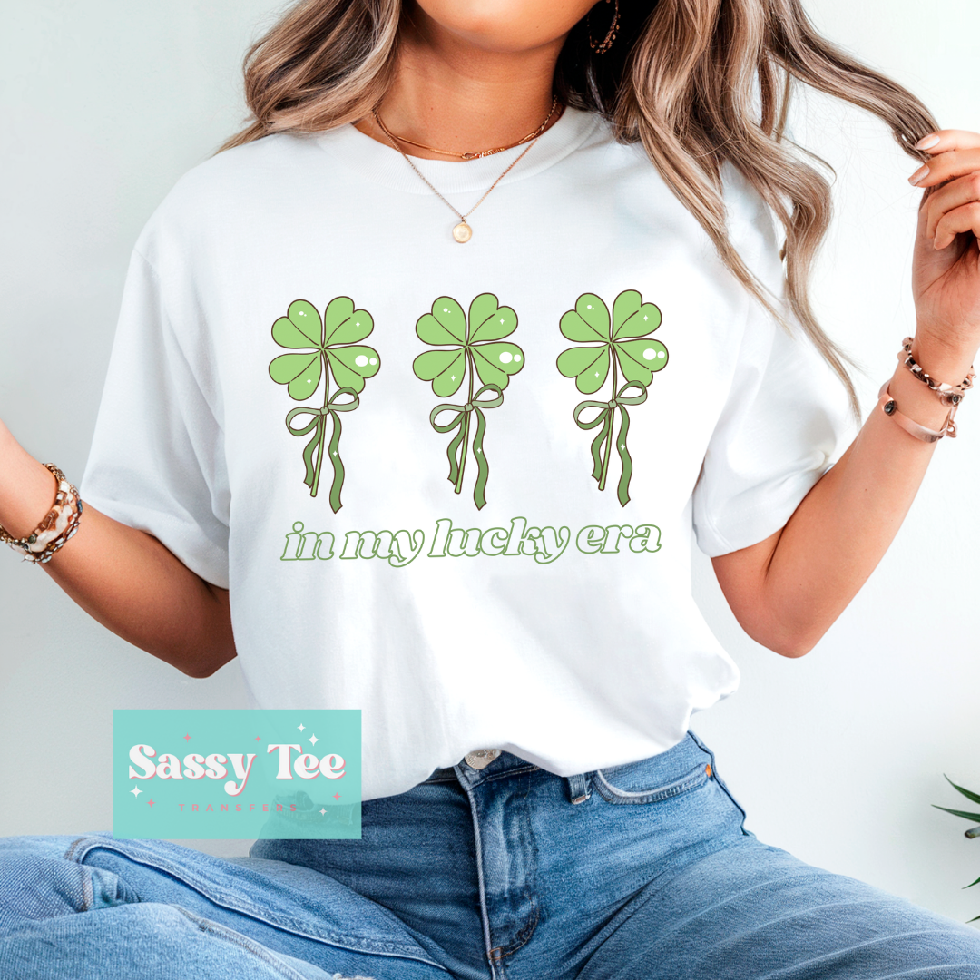 IN MY LUCKY ERA SHAMROCK BOWS **Preorder/Restock Ships in 5-10 biz days**