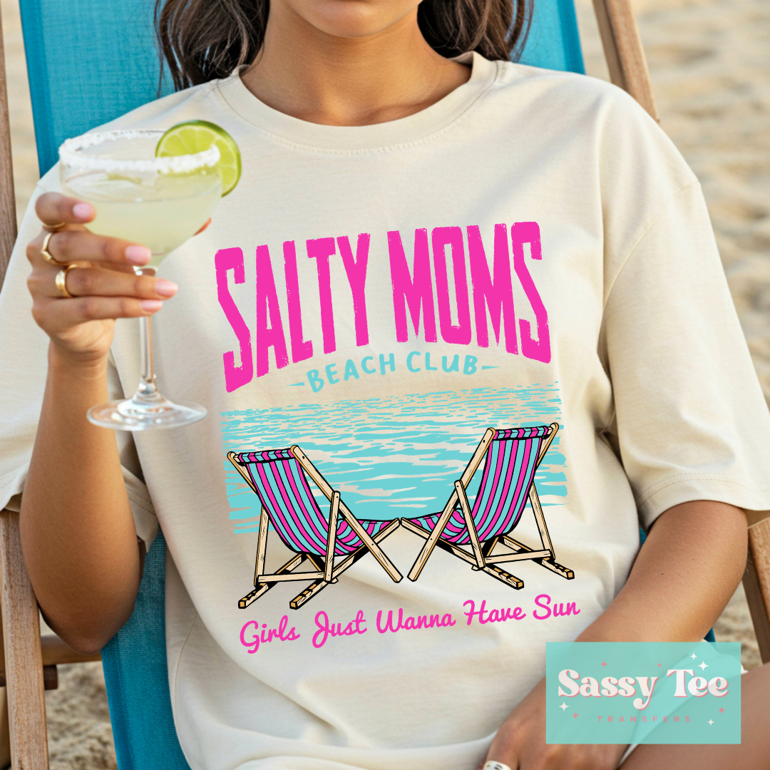 SALTY MOMS BEACH CLUB PINK MINT **Preorder/Restock Ships in 5-10 biz days**