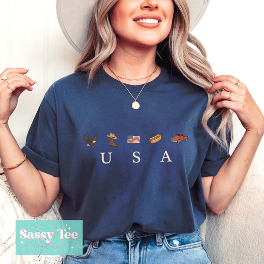 USA EAGLE BOOTS FLAG HOT DOG TRUCK **Preorder/Restock Ships in 5-10 biz days**