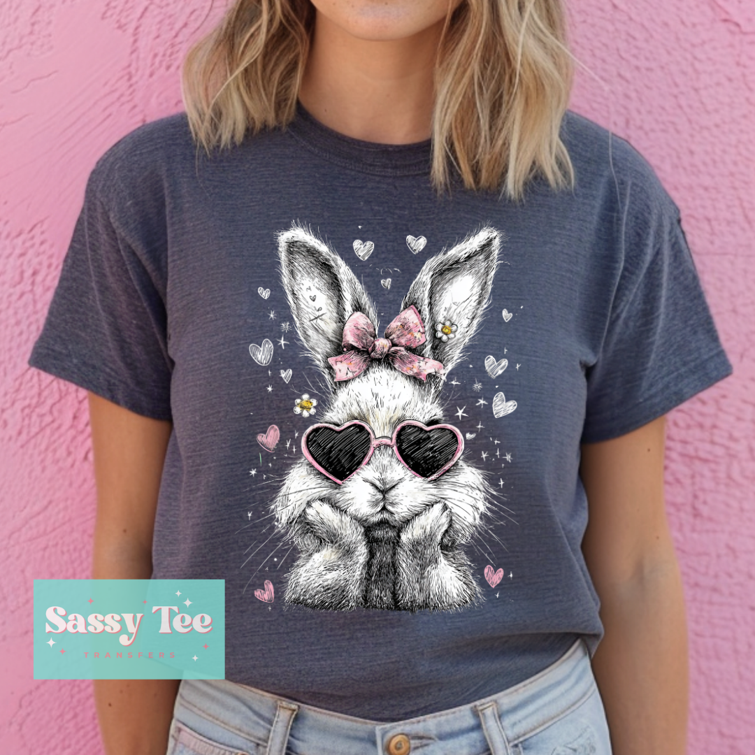 CUTE BUNNY PINK BOW GLASSES **Preorder/Restock Ships in 5-10 biz days**