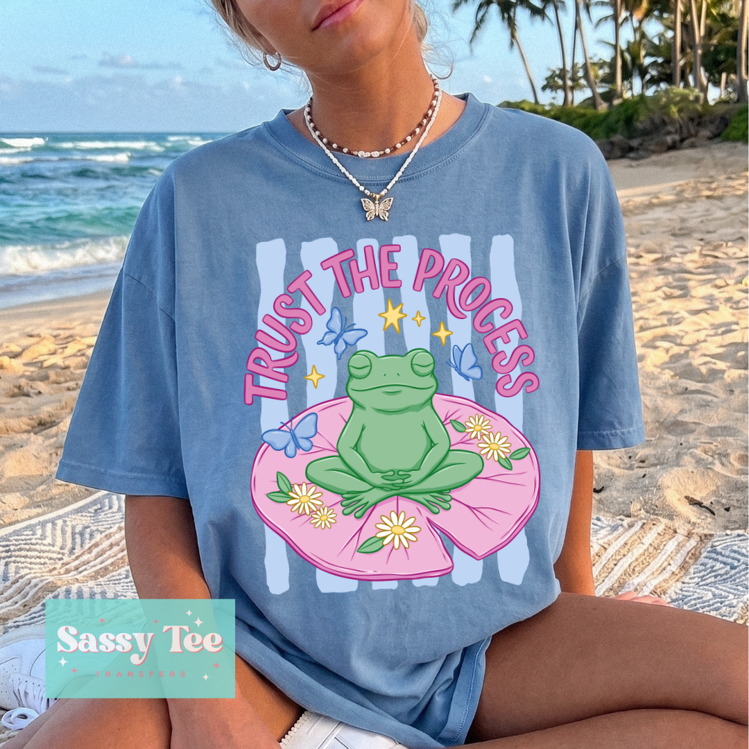 TRUST THE PROCESS PREPPY FROG **Preorder/Restock Ships in 5-10 biz days**