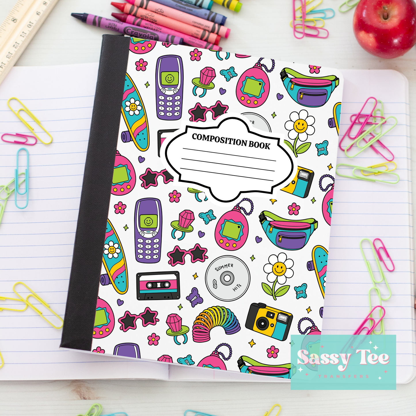 FROM THE 90'S Peel + Stick Notebook Cover SET