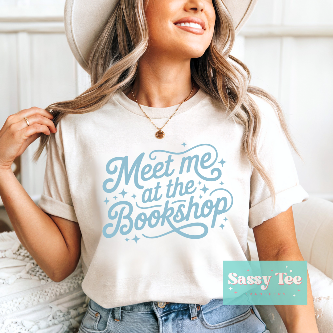 MEET ME AT THE BOOKSHOP BLUE **Preorder/Restock Ships in 5-10 biz days**