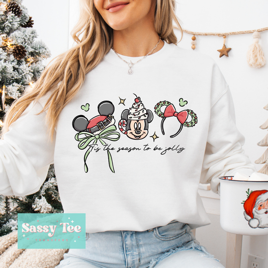 TIS THE SEASON JOLLY MOUSE MAGIC CHRISTMAS **Preorder/Restock Ships in Est. 5-12 biz days**