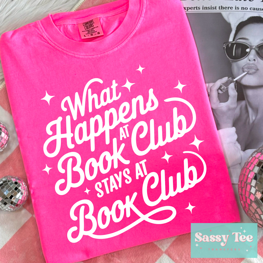WHAT HAPPENS AT BOOK CLUB