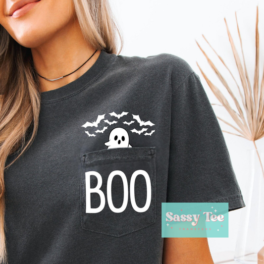 POCKET GHOST BATS BOO WHITE Pocket Size **Preorder/Restock Ships in 5-10 biz days**