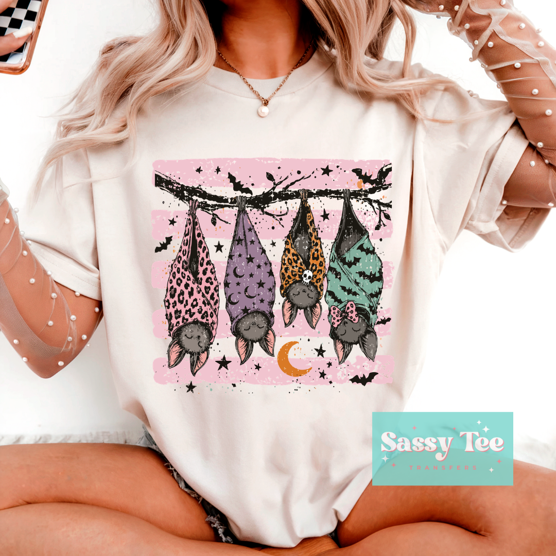 BATS HANGING PREPPY STRIPES **Preorder/Restock Ships in 5-10 biz days**