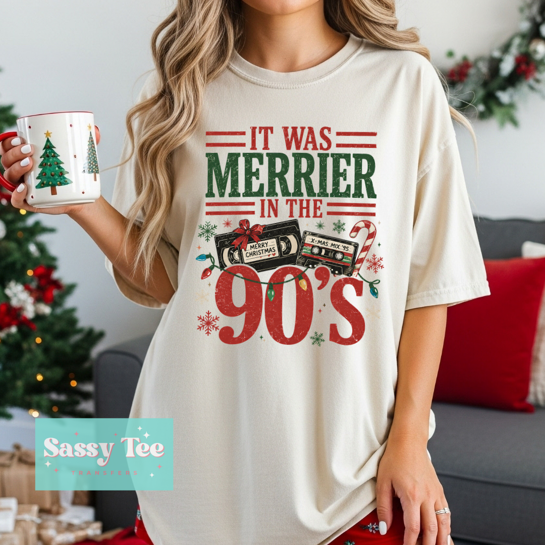 IT WAS MERRIER IN THE 90'S CHRISTMAS **Preorder/Restock Ships in 5-10 biz days**