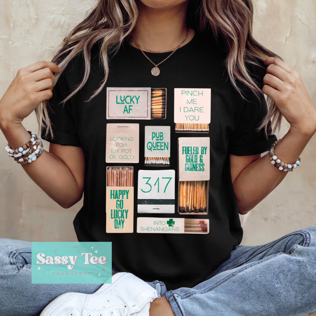 LUCKY AF MATCHSTICK BOXES 317 ST. PATRICK'S **Preorder/Restock Ships in 5-10 biz days**