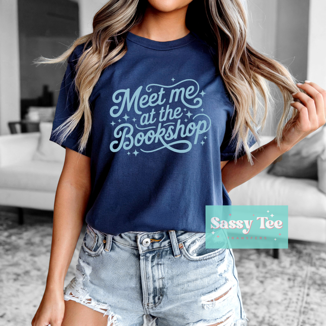 MEET ME AT THE BOOKSHOP BLUE **Preorder/Restock Ships in 5-10 biz days**