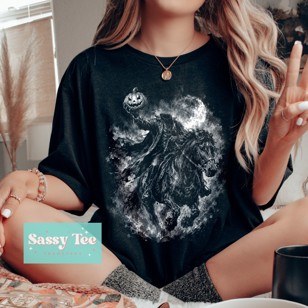 HEADLESS HORSEMAN WHITE For Darker Colors **Preorder/Restock Ships in 5-10 biz days**