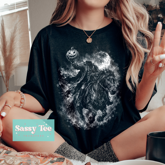 HEADLESS HORSEMAN WHITE For Darker Colors **Preorder/Restock Ships in 5-10 biz days**