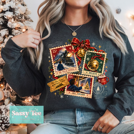 BELIEVE CHRISTMAS STAMPS POLAR EXPRESS **Preorder/Restock Ships in 5-10 biz days**