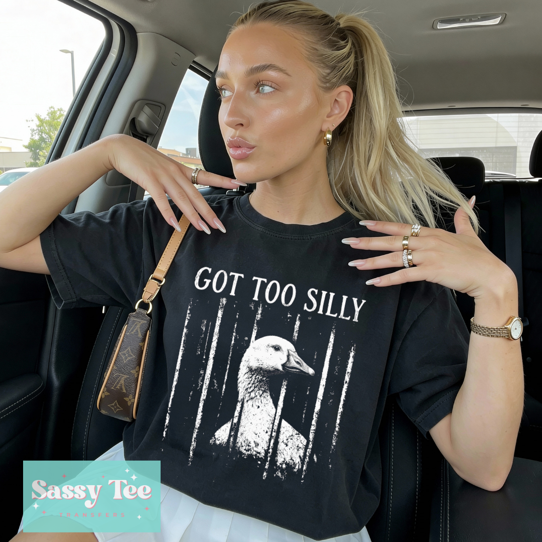 GOT TOO SILLY GOOSE JAIL WHITE CHALK **Preorder/Restock Ships in 5-10 biz days**