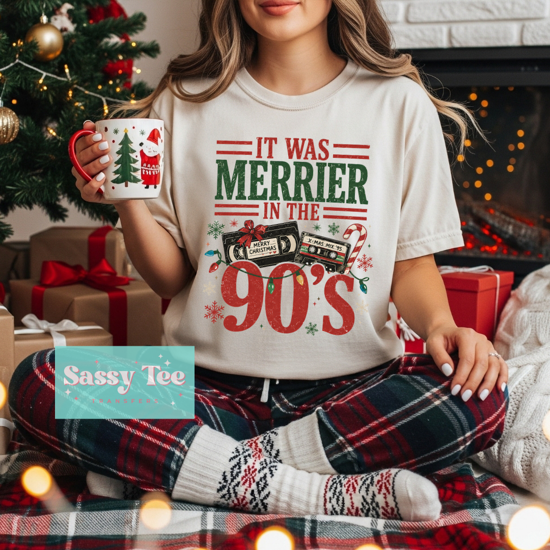IT WAS MERRIER IN THE 90'S CHRISTMAS **Preorder/Restock Ships in 5-10 biz days**
