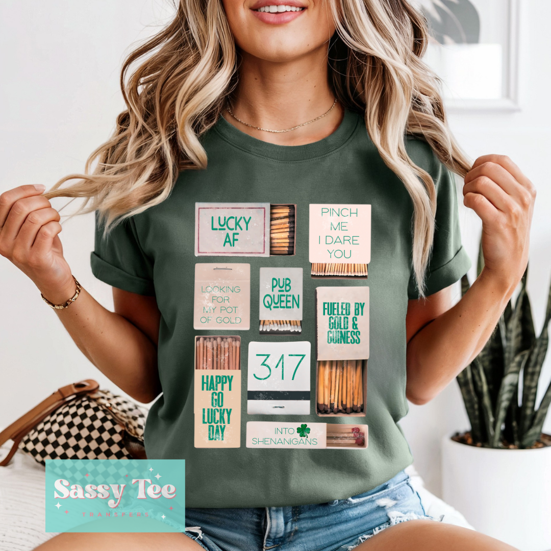 LUCKY AF MATCHSTICK BOXES 317 ST. PATRICK'S **Preorder/Restock Ships in 5-10 biz days**
