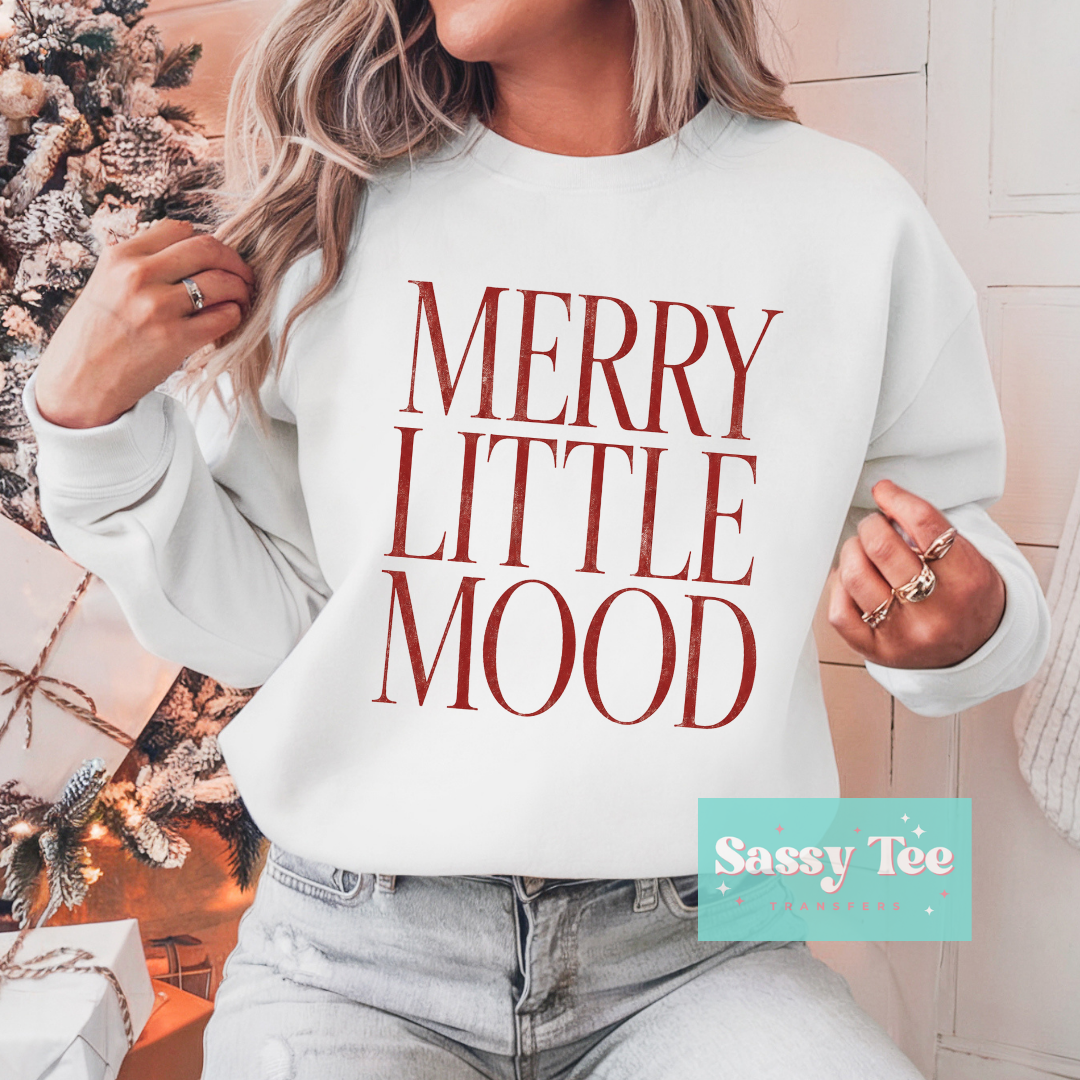 MERRY LITTLE MOOD Green + Red options **Preorder/Restock Ships in 5-10 biz days**