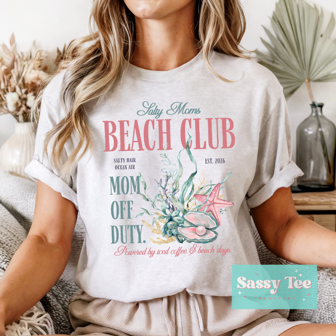SALTY MOMS BEACH CLUB MOM OFF DUTY **Preorder/Restock Ships in 5-10 biz days**