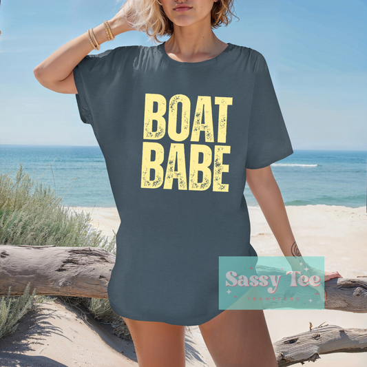 BOAT BABE BRIGHT YELLOW **Preorder Ships in 5-10 biz days**
