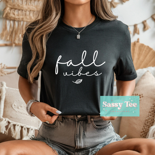 FALL VIBES WHITE **Preorder Ships in 5-10 biz days**