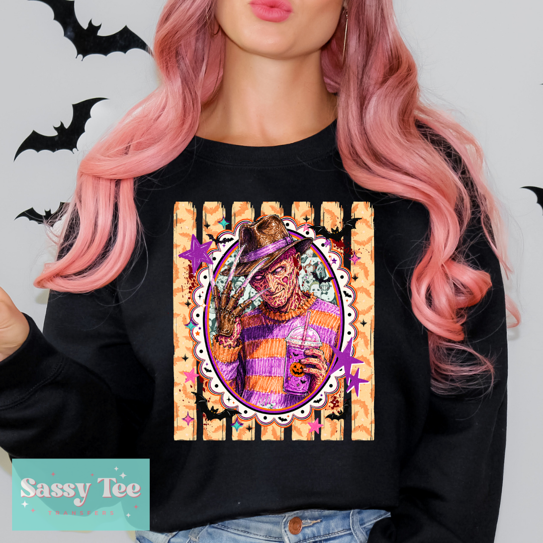 FREDDIE COLORFUL PREPPY STRIPES HORROR **Preorder/Restock Ships in 5-10 biz days**