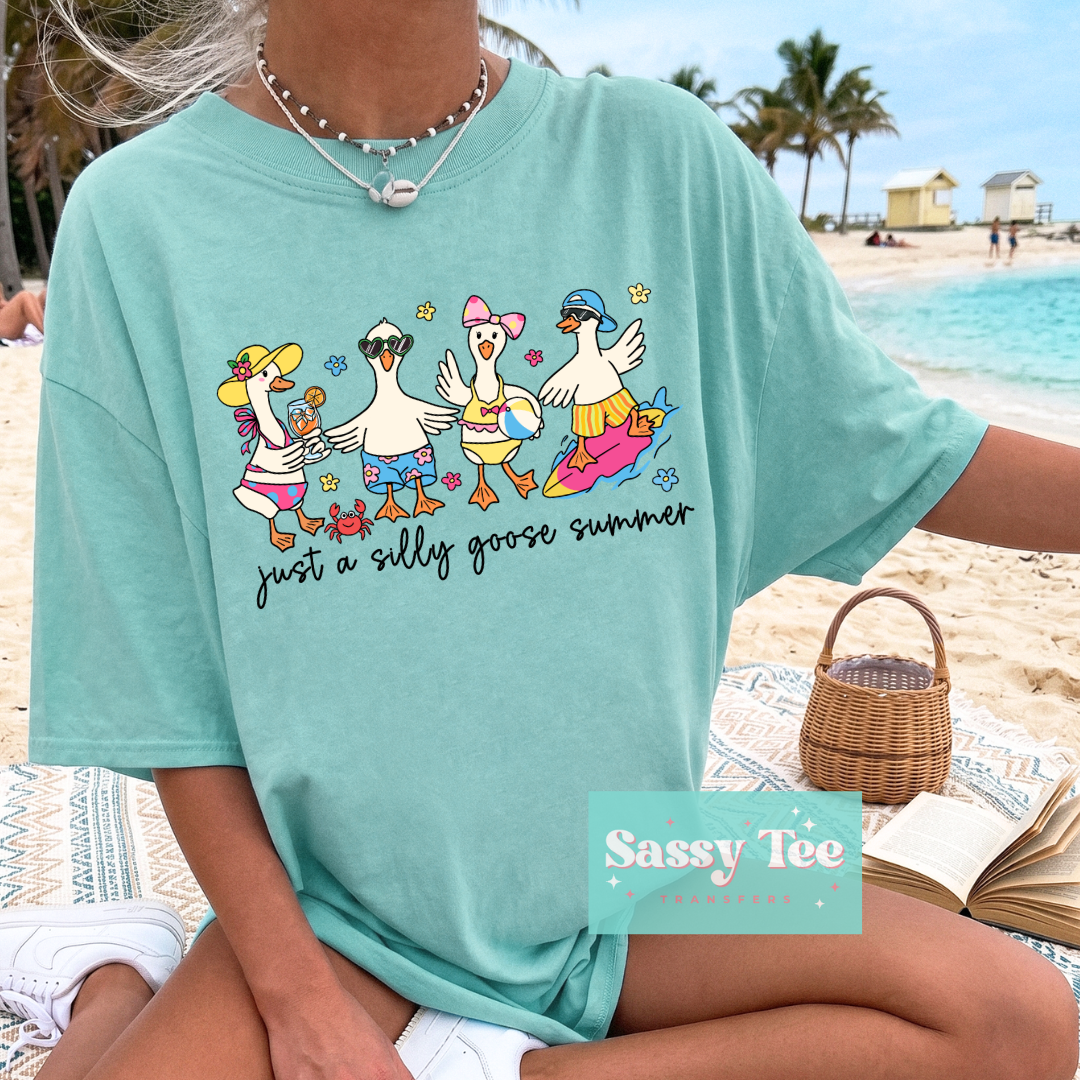 JUST A SILLY GOOSE SUMMER BEACH VIBES **Preorder/Restock Ships in 5-10 biz days**