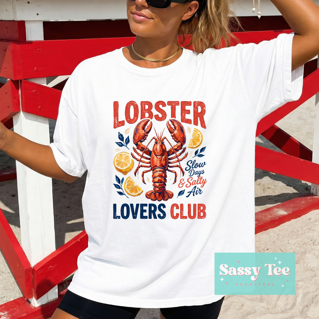 LOBSTER LOVERS CLUB FAUX TEXTURE PAINT **Preorder/Restock Ships in 5-10 biz days**