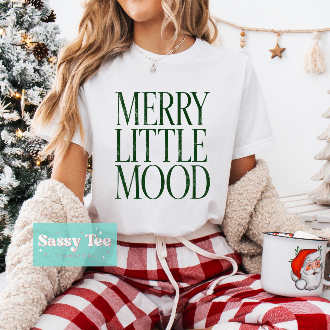 MERRY LITTLE MOOD Green + Red options **Preorder/Restock Ships in 5-10 biz days**