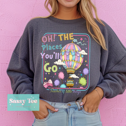 OH PLACES YOU GO BALLOON **Preorder/Restock Ships in 5-10 biz days**