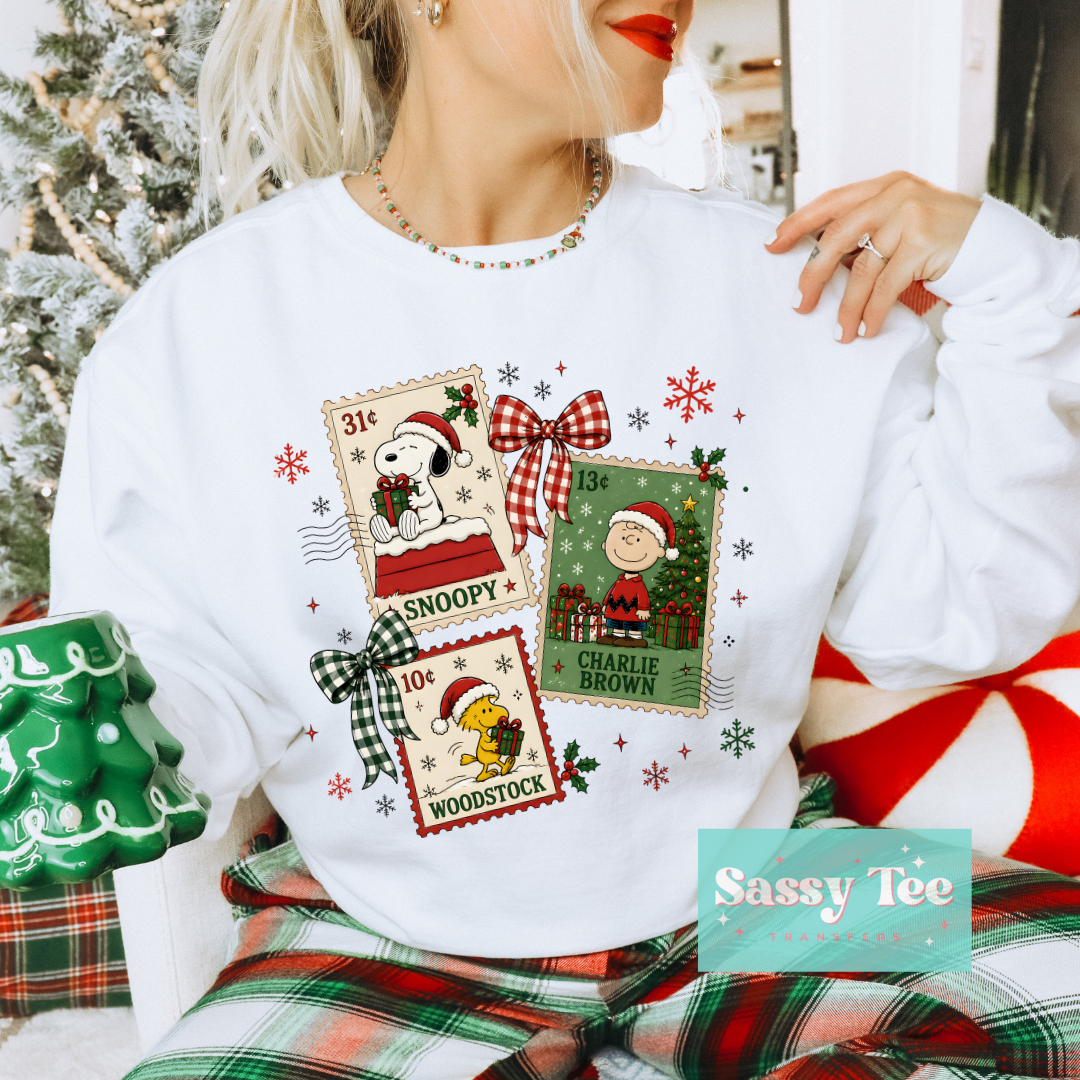 SNOOP STAMPS CHRISTMAS FRIENDS **Preorder/Restock Ships in 5-10 biz days**