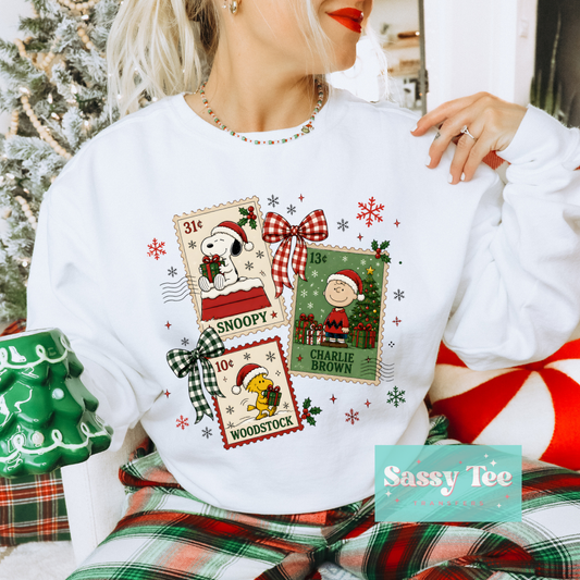 SNOOP STAMPS CHRISTMAS FRIENDS **Preorder/Restock Ships in 5-10 biz days**