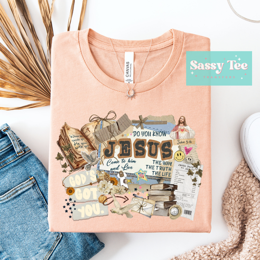 GOD'S GOT YOU FAITH COLLAGE **Preorder/Restock Ships in 5-10 biz days**