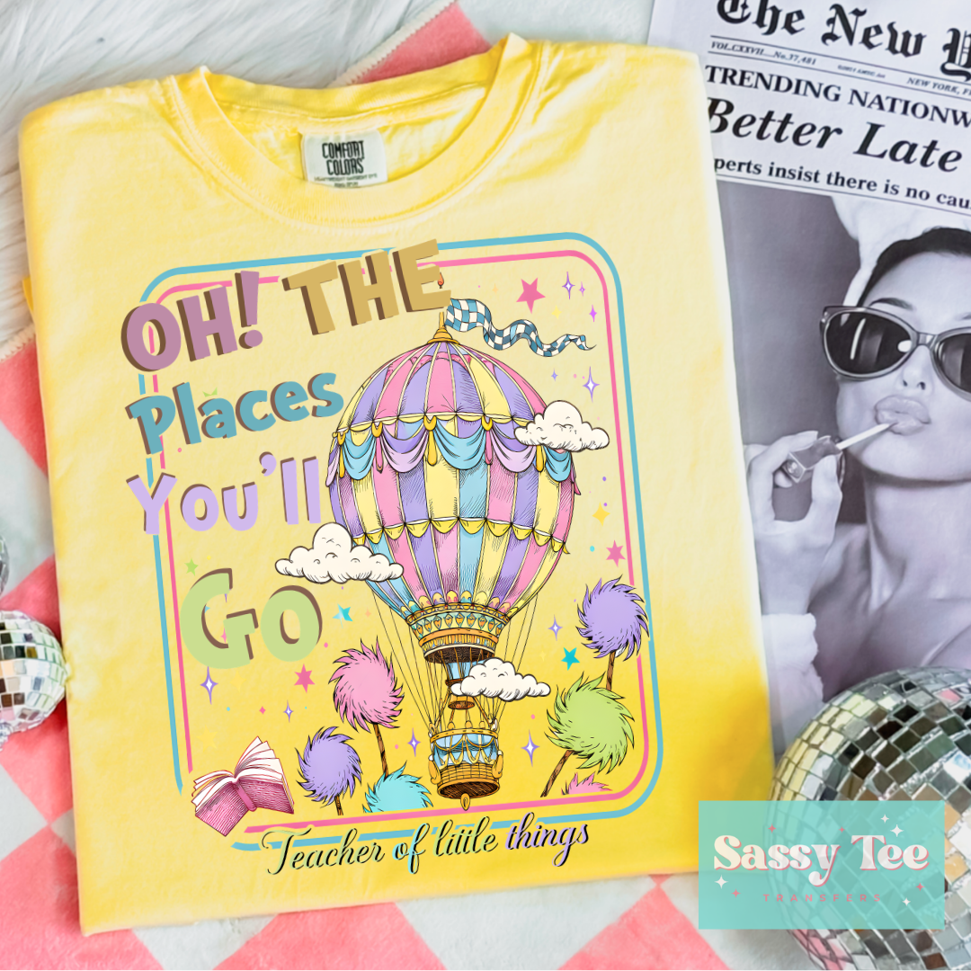 OH PLACES YOU GO BALLOON **Preorder/Restock Ships in 5-10 biz days**