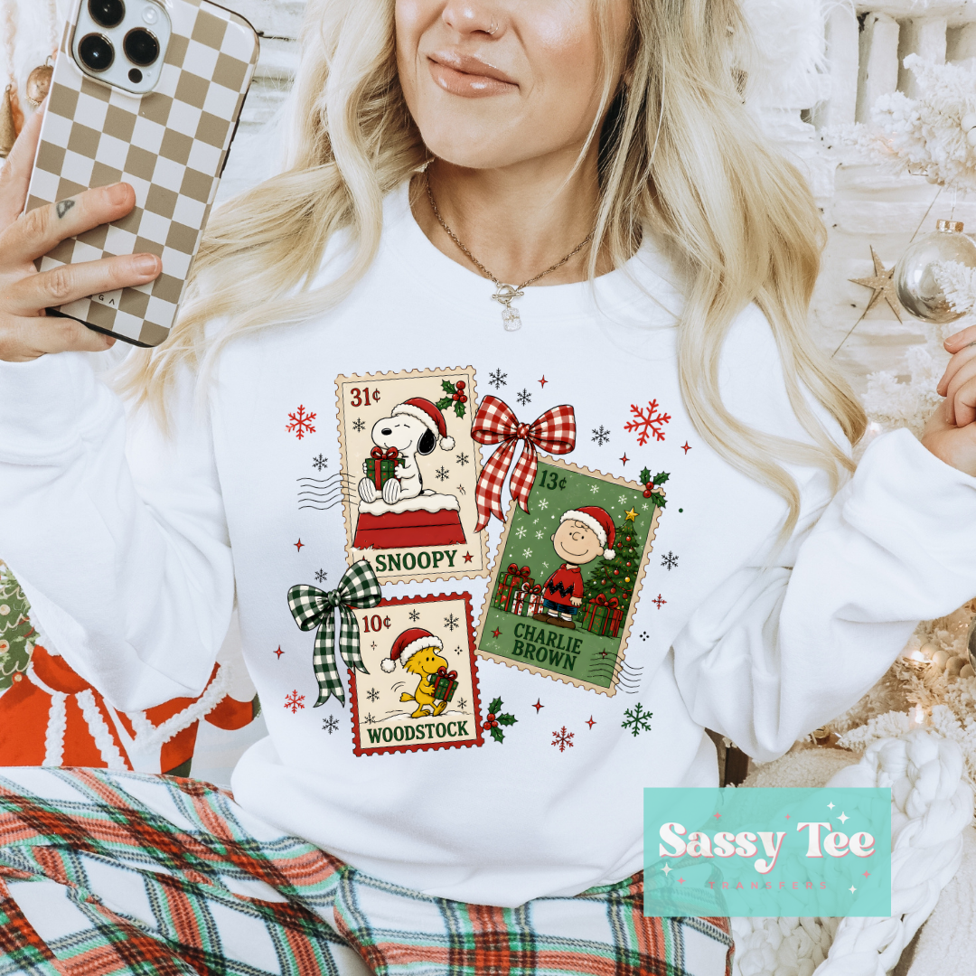 SNOOP STAMPS CHRISTMAS FRIENDS **Preorder/Restock Ships in 5-10 biz days**