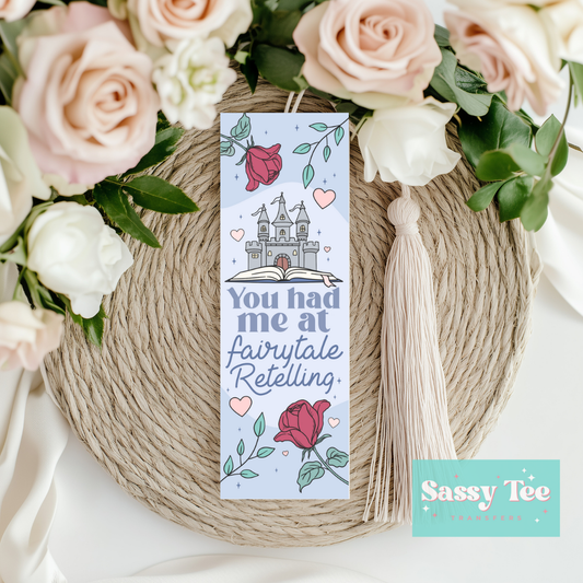 YOU HAD ME AT FAIRYTALE UV DTF BOOKMARK DECAL *Preorder Ships in est. 5-10 biz days*